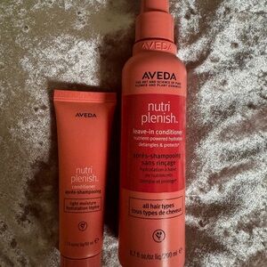 Aveda Nutriplenish Conditioner and Leave-In Set NEW